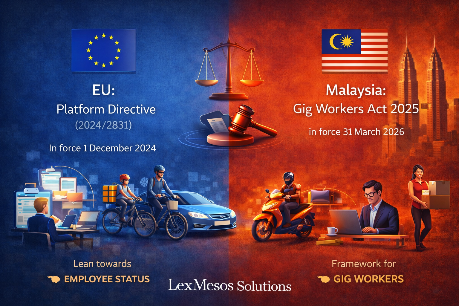 Platform Workers: EU Moves Forward, Malaysia Catching Up