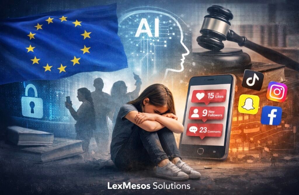 EU regulating social media use for teenagers due to AI algorithms and mental health concerns