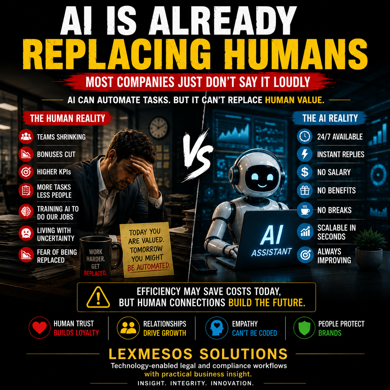 AI Is Already Replacing Humans- Most Companies Just Don’t Say It Loudly