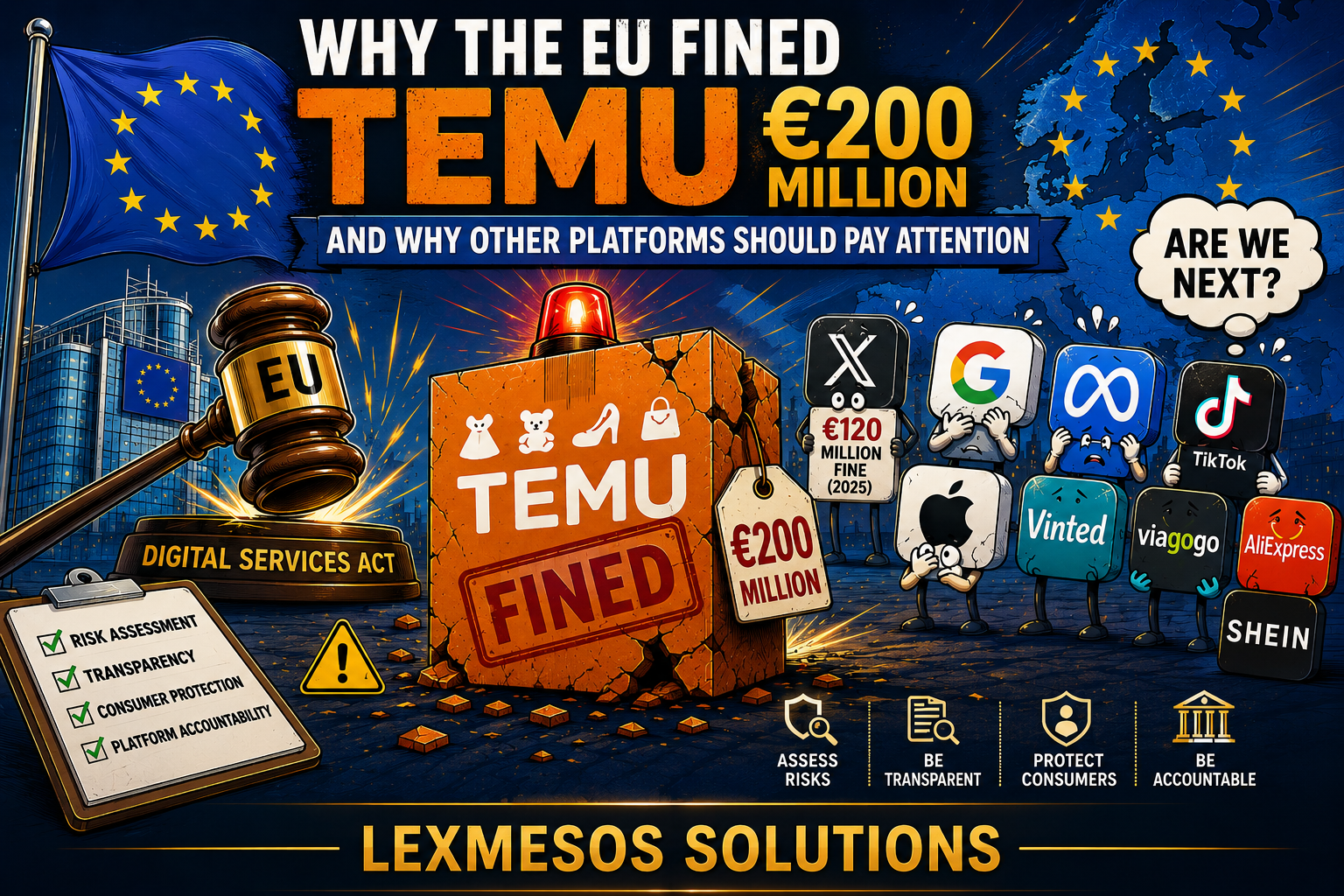 Why the EU Fined Temu €200 Million – And Why Other Digital Platforms Should Pay Attention