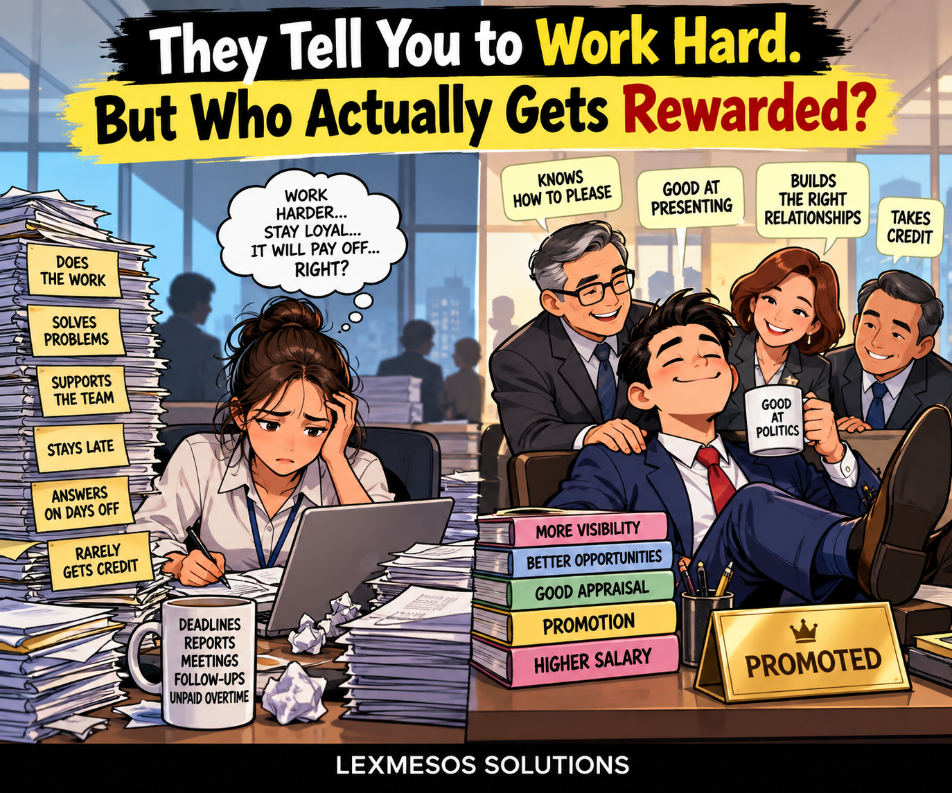 They Tell You to Work Hard. But Who Actually Gets Rewarded?